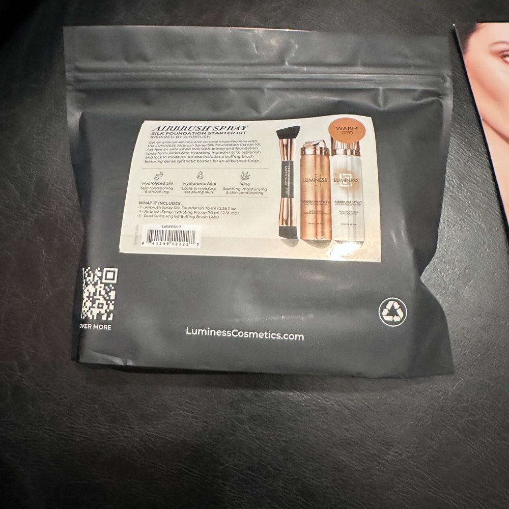 Luminess Airbrush Spray Kit - Black and Rose Gold